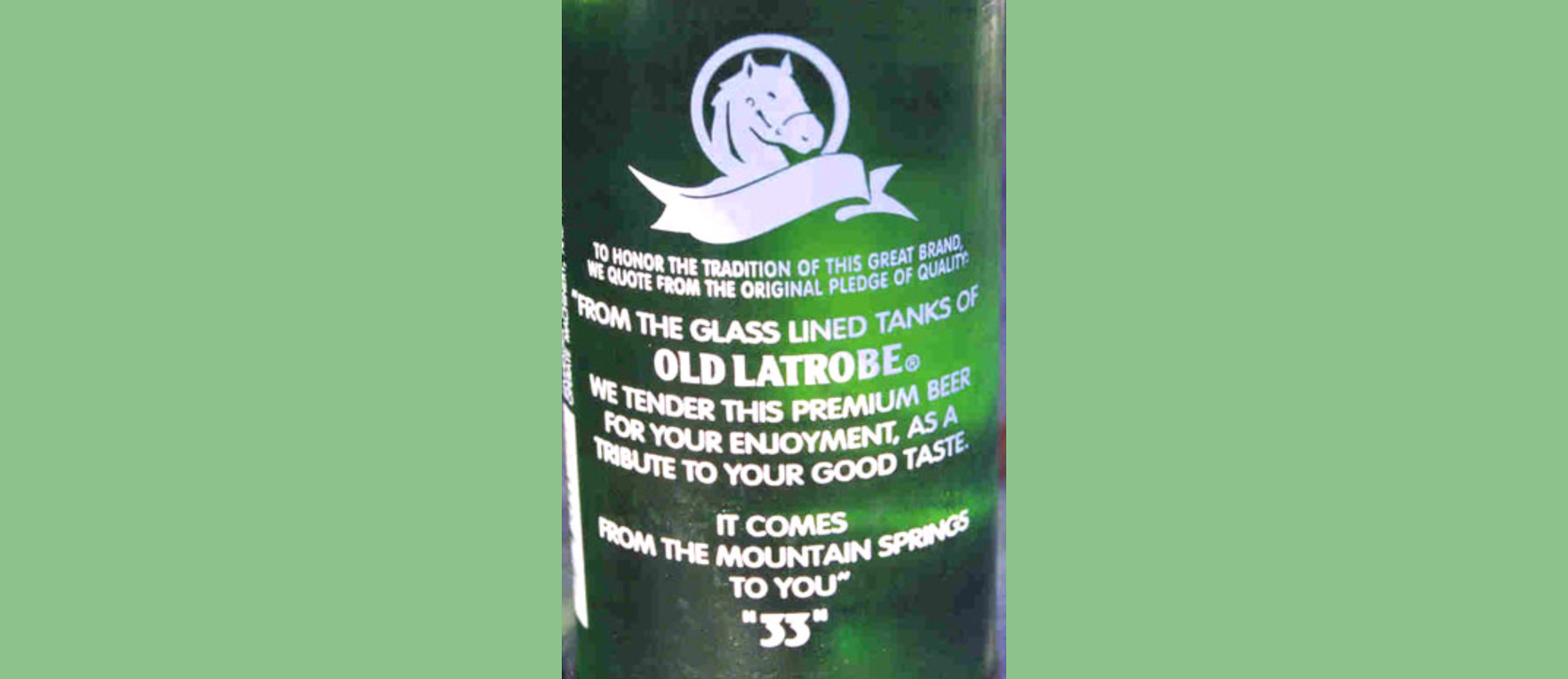 What Does The 33 Mean On The Rolling Rock Label Sobriety Hacker